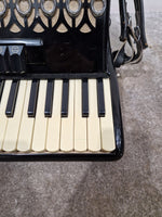 Baile Ballerina Piano Accordion Black Accordion - Well-Preserved Craftsmanship - Good w/ Hard Case - Image 10