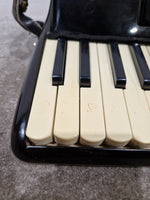 Baile Ballerina Piano Accordion Black Accordion - Well-Preserved Craftsmanship - Good w/ Hard Case - Image 3