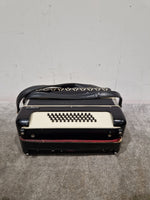 Baile Ballerina Piano Accordion Black Accordion - Well-Preserved Craftsmanship - Good w/ Hard Case - Image 17