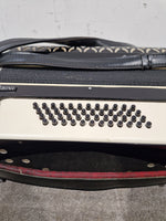 Baile Ballerina Piano Accordion Black Accordion - Well-Preserved Craftsmanship - Good w/ Hard Case - Image 18