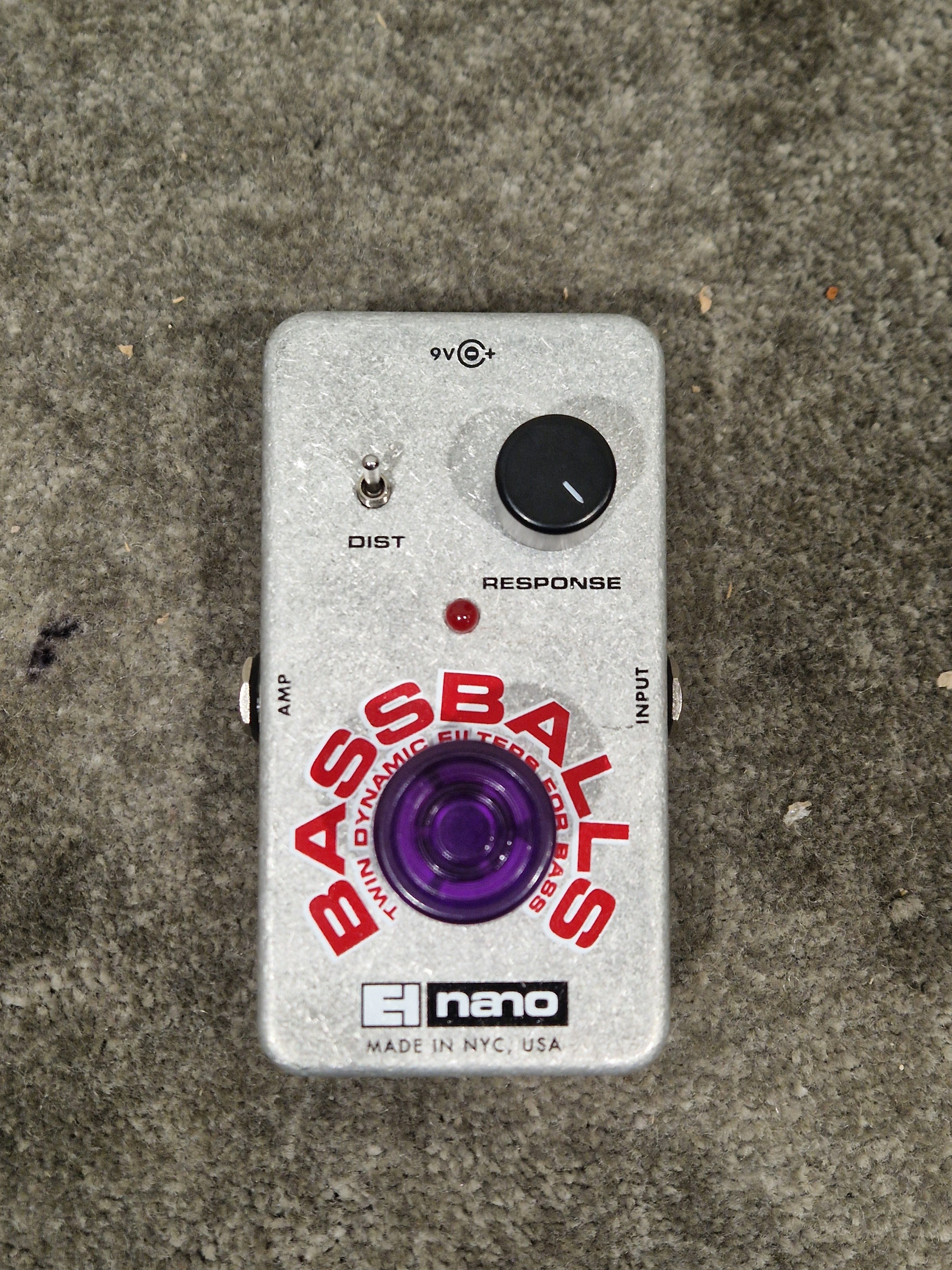 Electro-Harmonix Nano Bass Balls - Envelope Filter Pedal - Gray