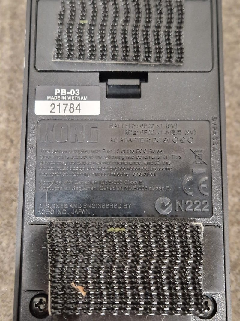 Korg Pitch Black Poly - Polyphonic Pedal Tuner - Black - Excellent - Image 3