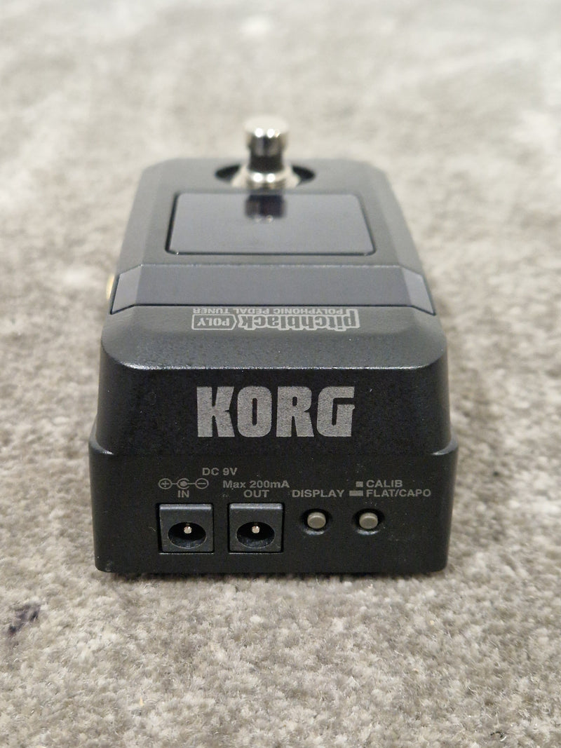 Korg Pitch Black Poly - Polyphonic Pedal Tuner - Black - Excellent - Image 9