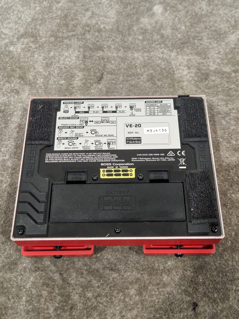 Boss VE-20 - Vocal Performer - Red - Excellent - Image 10