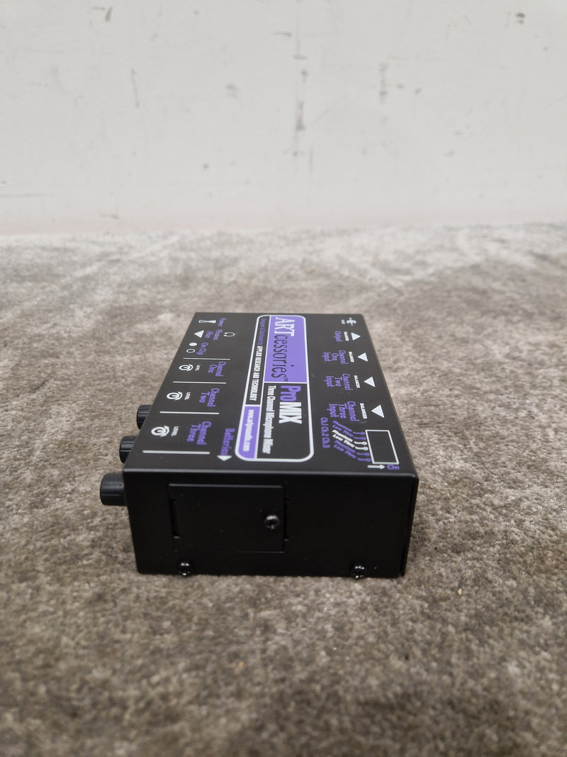 ARTcessories ProMIX - 3-Channel Microphone Mixer - Black - Excellent - Image 7