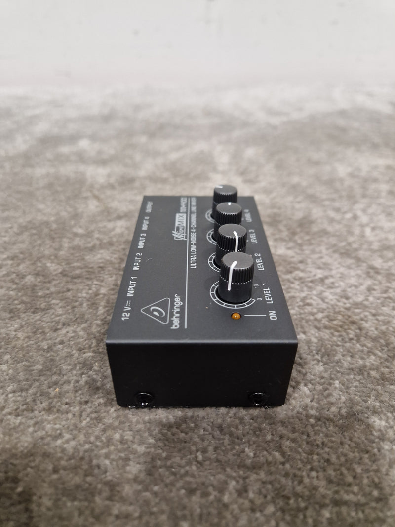 Behringer MicroMix MX400 - 4-Channel Line Mixer - Black - Excellent - Image 7