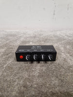 AU-401 - 4-Channel Audio Mixer - Black - Good - Image 6
