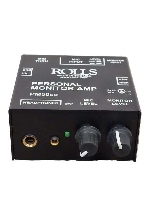 Rolls PM50se - Personal Monitor Amp - Black - Excellent