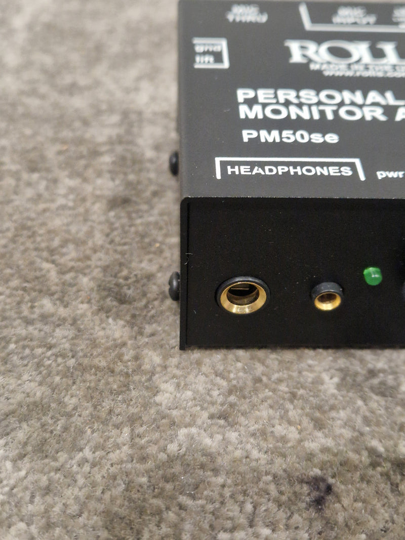 Rolls PM50se - Personal Monitor Amp - Black - Excellent - Image 6