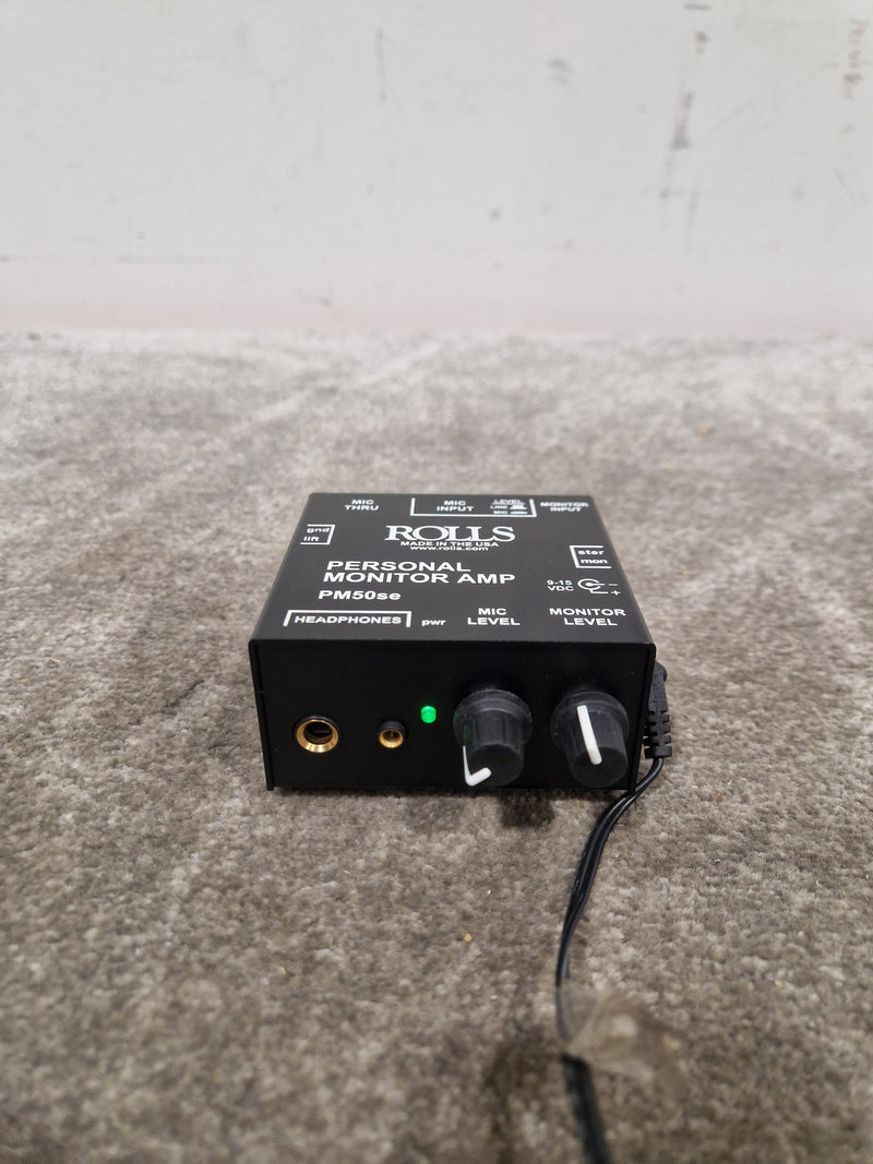 Rolls PM50se - Personal Monitor Amp - Black - Excellent - Image 11