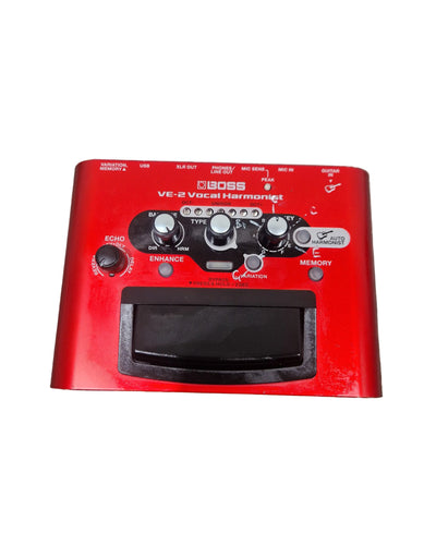 Boss VE-2 - Vocal Harmonist - Red - Excellent