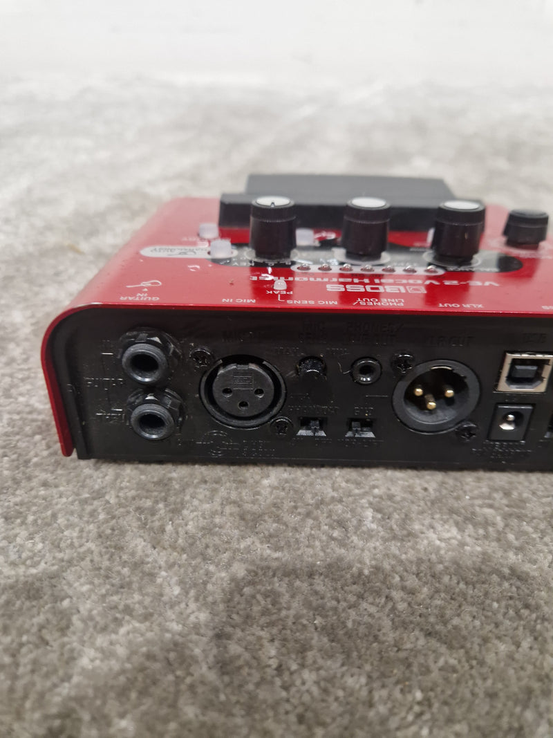 Boss VE-2 - Vocal Harmonist - Red - Excellent - Image 2