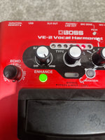 Boss VE-2 - Vocal Harmonist - Red - Excellent - Image 3