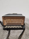 Hohner Club IIB Victoria - Diatonic Button Accordion - Pearl Celluloid - Fair - Photo 3