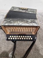 Hohner Club IIB Victoria - Diatonic Button Accordion - Pearl Celluloid - Fair - Image 8