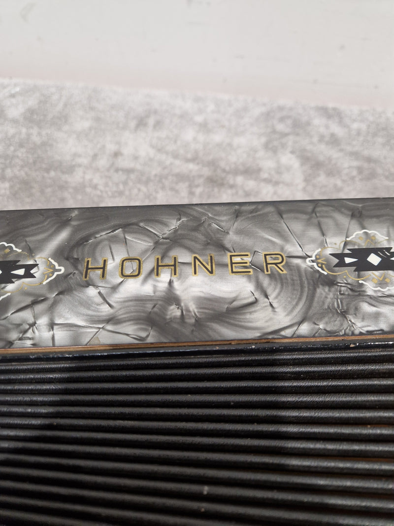 Hohner Club IIB Victoria - Diatonic Button Accordion - Pearl Celluloid - Fair - Image 11