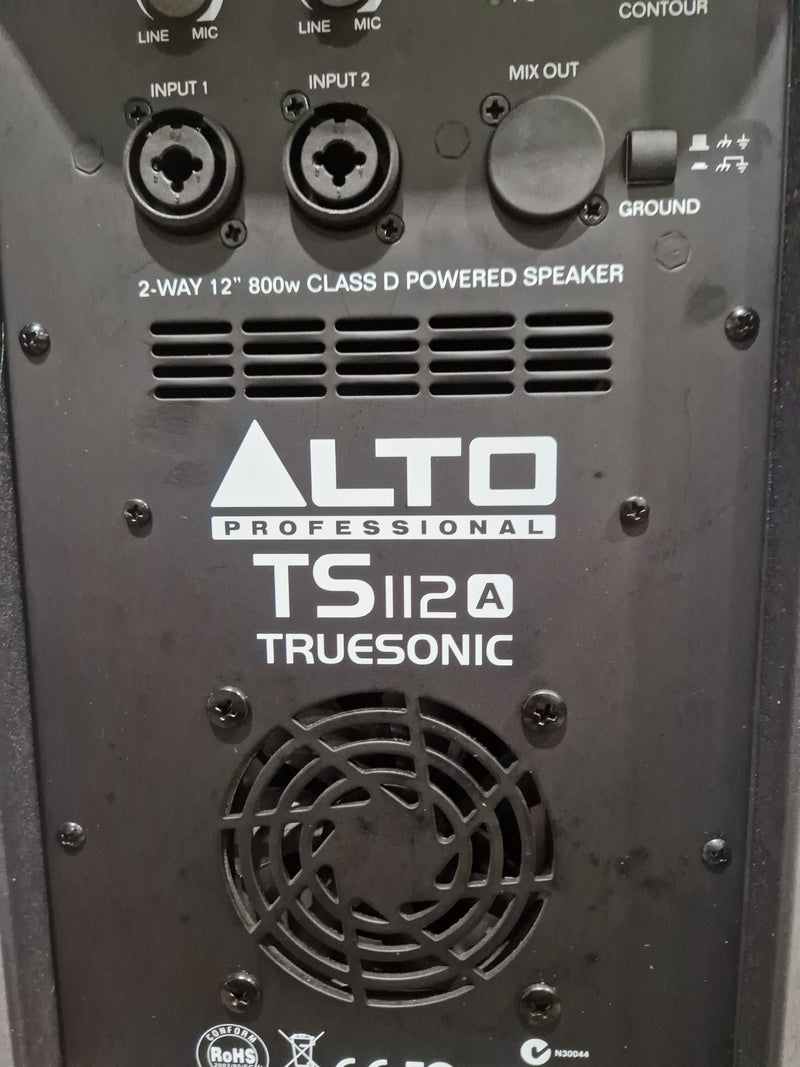 Alto TS112A Truesonic Black Speaker - 800W Active - Excellent w/ Power Cable & Soft Case - Image 9