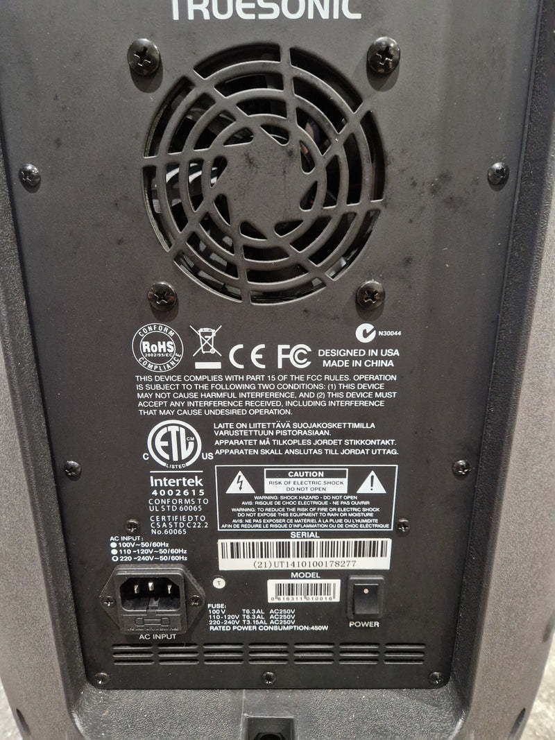 Alto TS112A Truesonic Black Speaker - 800W Active - Excellent w/ Power Cable & Soft Case - Image 10