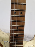 Charvel Henrik Danhage - Electric Guitar - White Relic - Excellent w/ Soft Case & spare whammy - Image 11