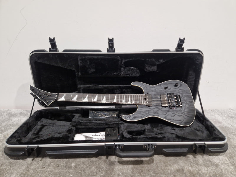 Jackson Jeff Loomis - Electric Guitar - Trans Black Flame Maple - Like New w/ Original Box, Hard Case, Manuals - Image 15