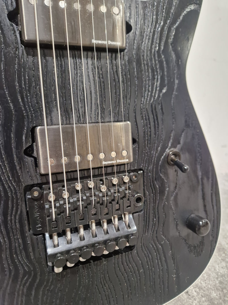 Jackson Jeff Loomis - Electric Guitar - Trans Black Flame Maple - Like New w/ Original Box, Hard Case, Manuals - Image 16