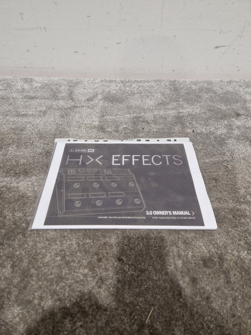 Line 6 HX Effects - Multi-Effects Pedal - Black - Excellent w/ Original Box, Manuals, Cables & Power Supply - Image 8