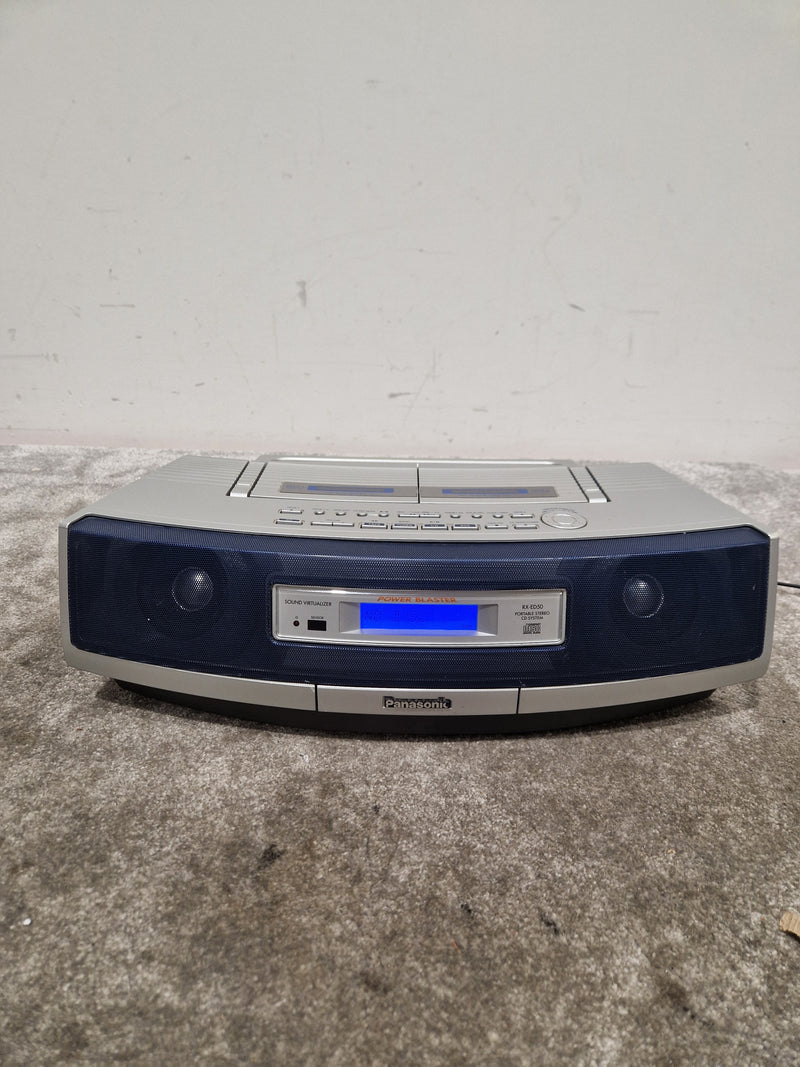 Panasonic RX-ED50 - Portable Stereo CD System - Silver/Black - Excellent w/ Manuals, Original Box & remote - Image 24