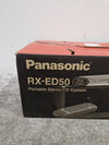 Panasonic RX-ED50 - Portable Stereo CD System - Silver/Black - Excellent w/ Manuals, Original Box & remote - Photo 8