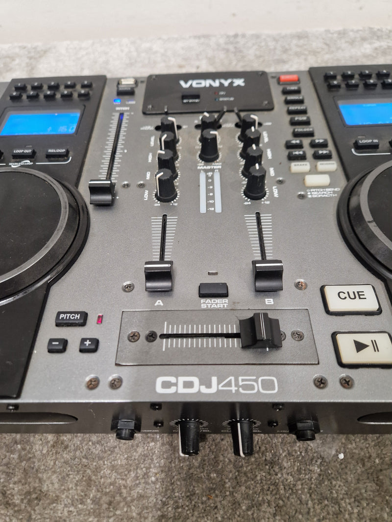 Vonyx CDJ450 - Twin Top Player/Mixer - With CD/MP3/USB/Bluetooth - Good w/ Original Box - Image 13