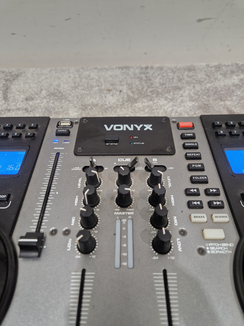 Vonyx CDJ450 - Twin Top Player/Mixer - With CD/MP3/USB/Bluetooth - Good w/ Original Box - Image 14