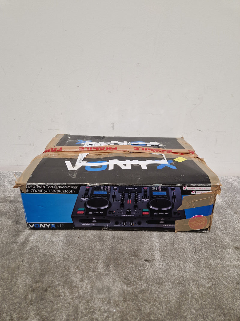 Vonyx CDJ450 - Twin Top Player/Mixer - With CD/MP3/USB/Bluetooth - Good w/ Original Box - Image 10