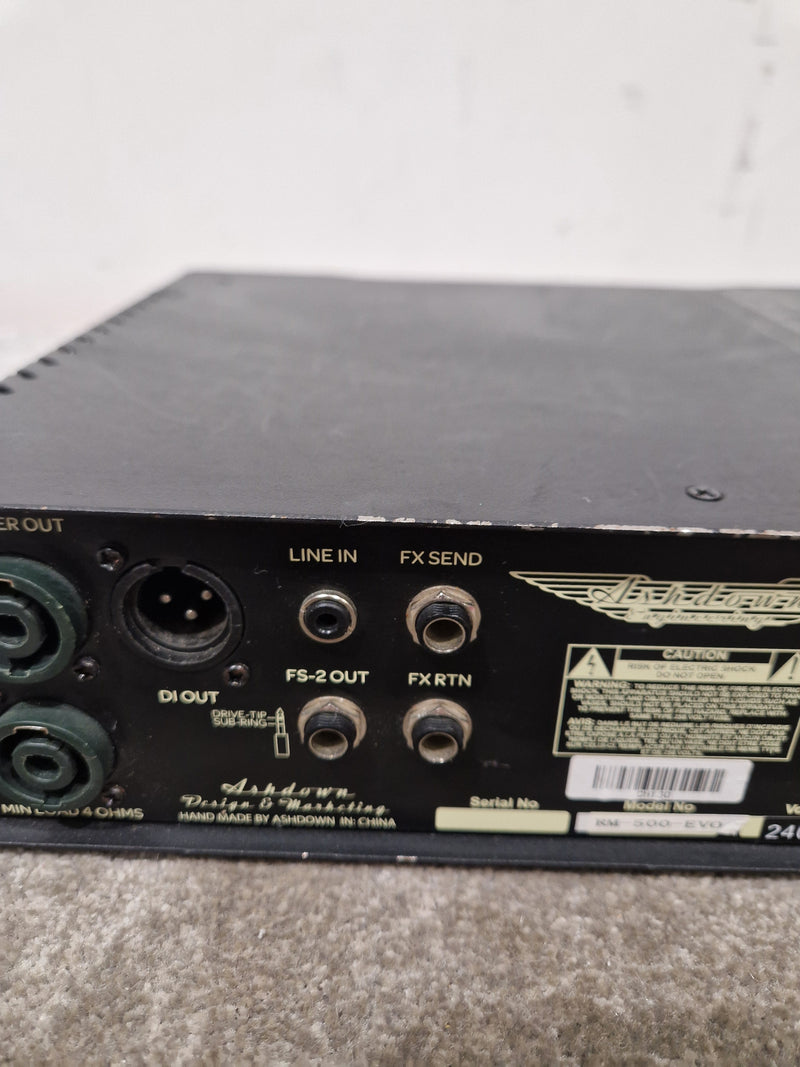 ashdown Rootmaster RM500 Bass Head - Good - Image 14