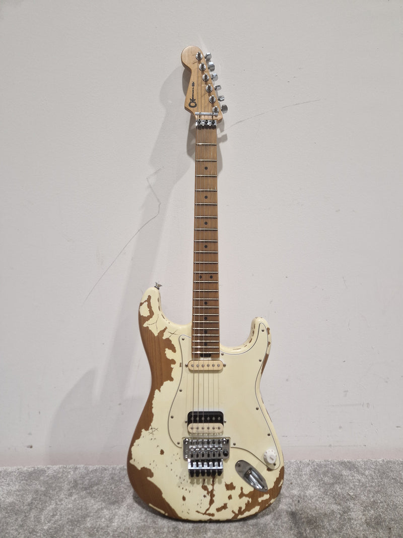 Charvel Henrik Danhage - Electric Guitar - White Relic - Excellent w/ Soft Case & spare whammy - Image 26