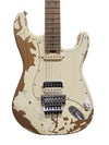 Charvel Henrik Danhage - Electric Guitar - White Relic - Excellent w/ Soft Case & spare whammy - Photo 1