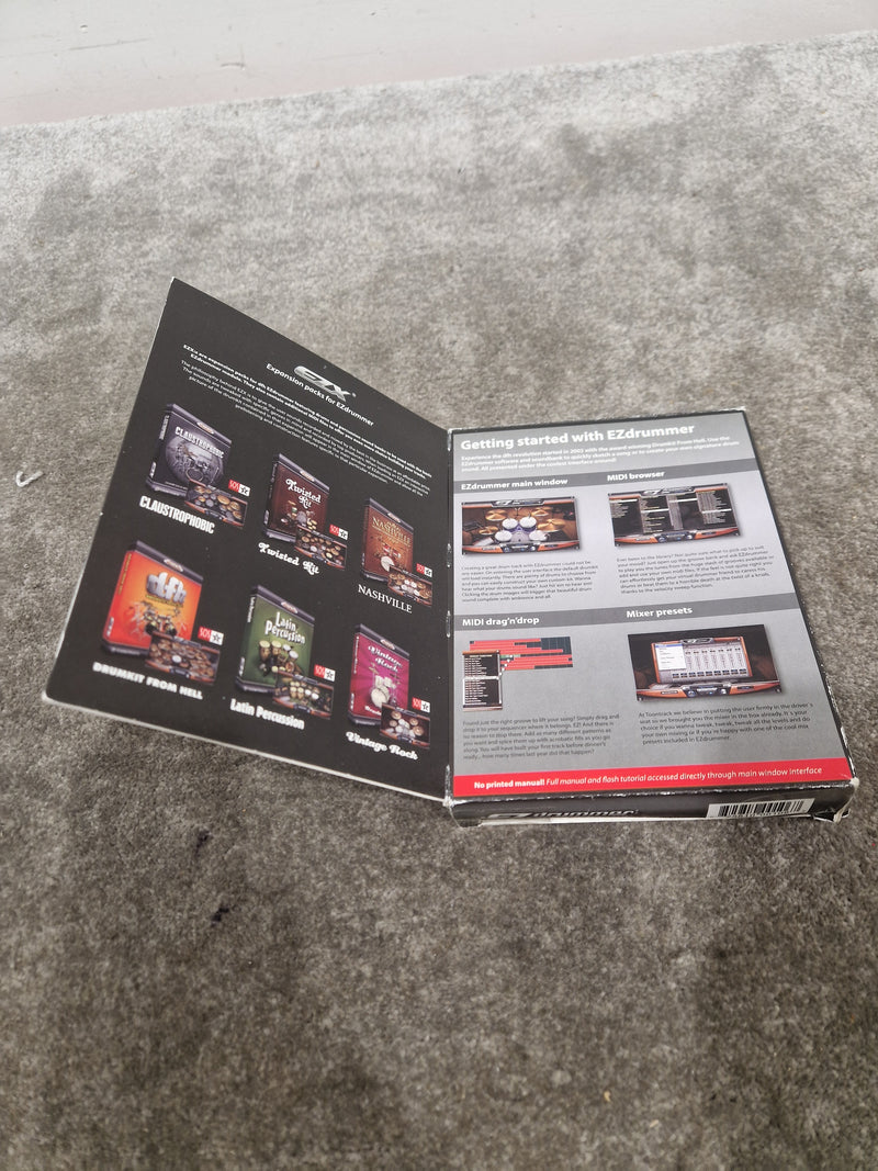 toontrack ez drummer Software - Excellent w/ Manuals & Original Box - Image 3
