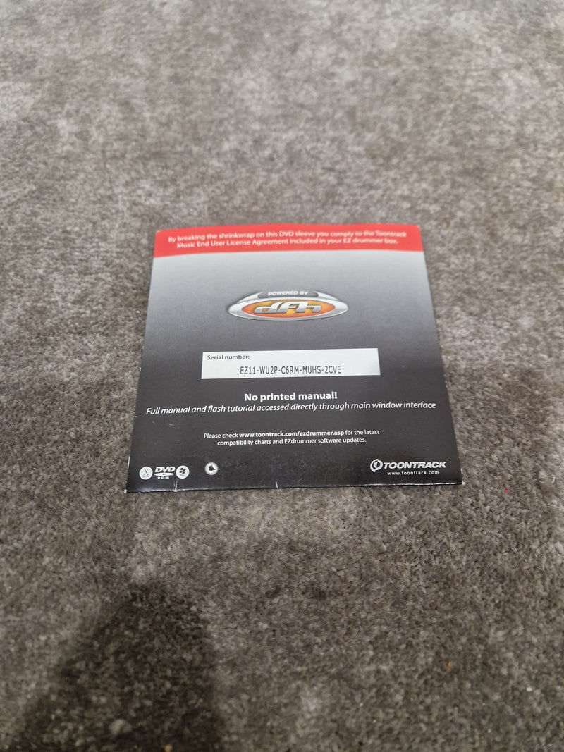 toontrack ez drummer Software - Excellent w/ Manuals & Original Box - Image 10
