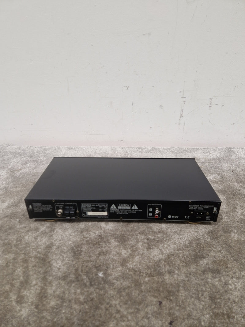 Denon TU-260L II - AM/FM Stereo Tuner - Black- Good - Image 5