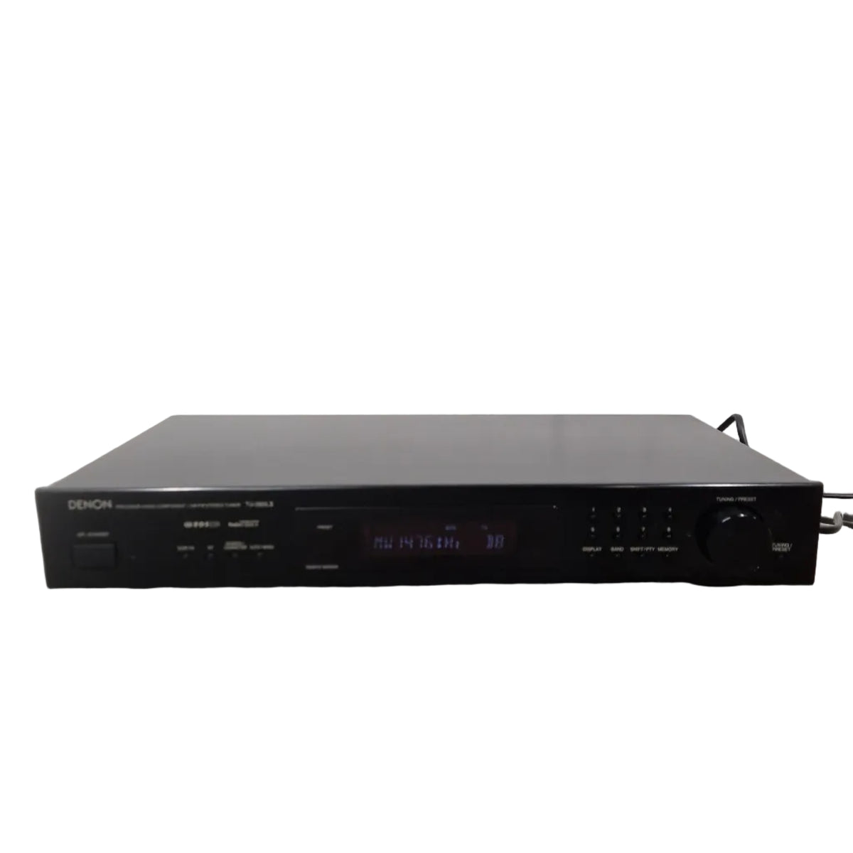 Denon TU-260L II - AM/FM Stereo Tuner - Black- Good