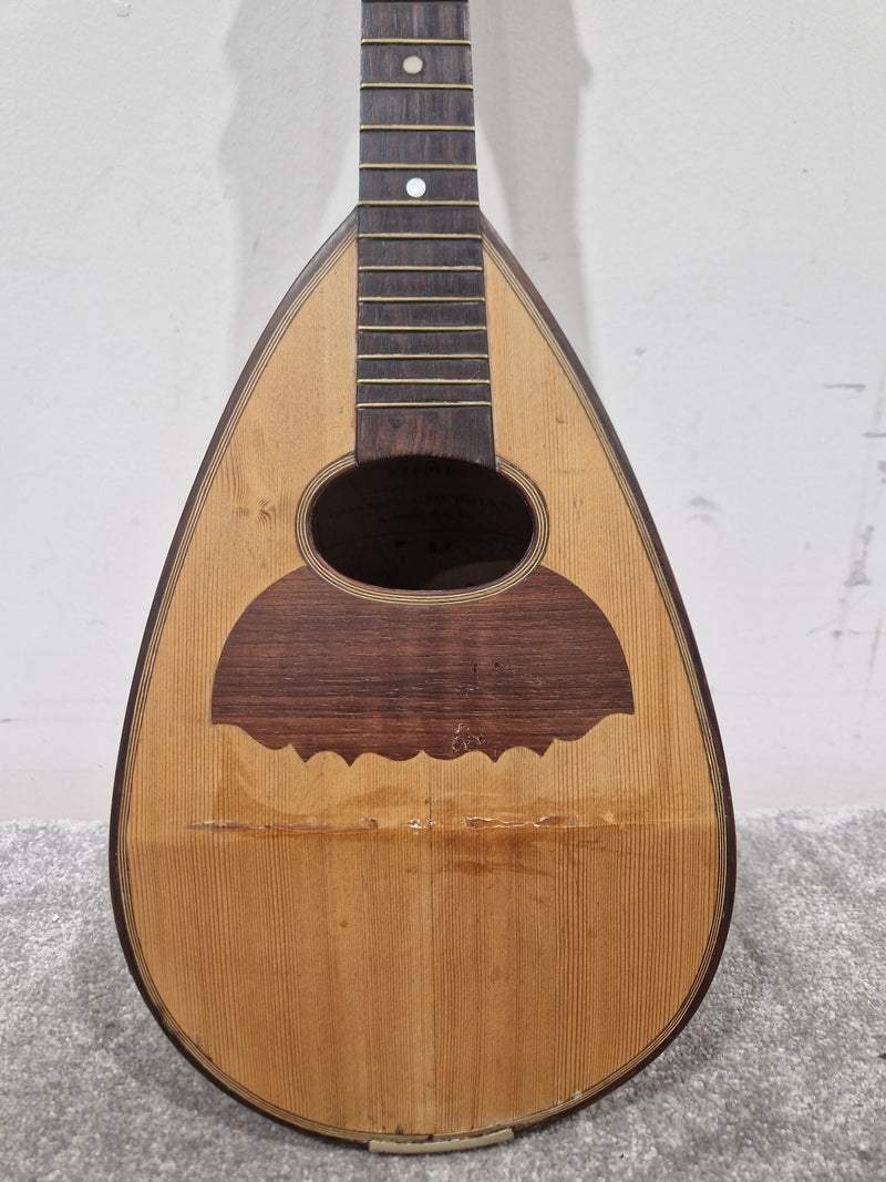 Cesare Montaldi Fabbrica Di Mandolini Made in Napoli 1900s Project mandolin - Good - Image 3