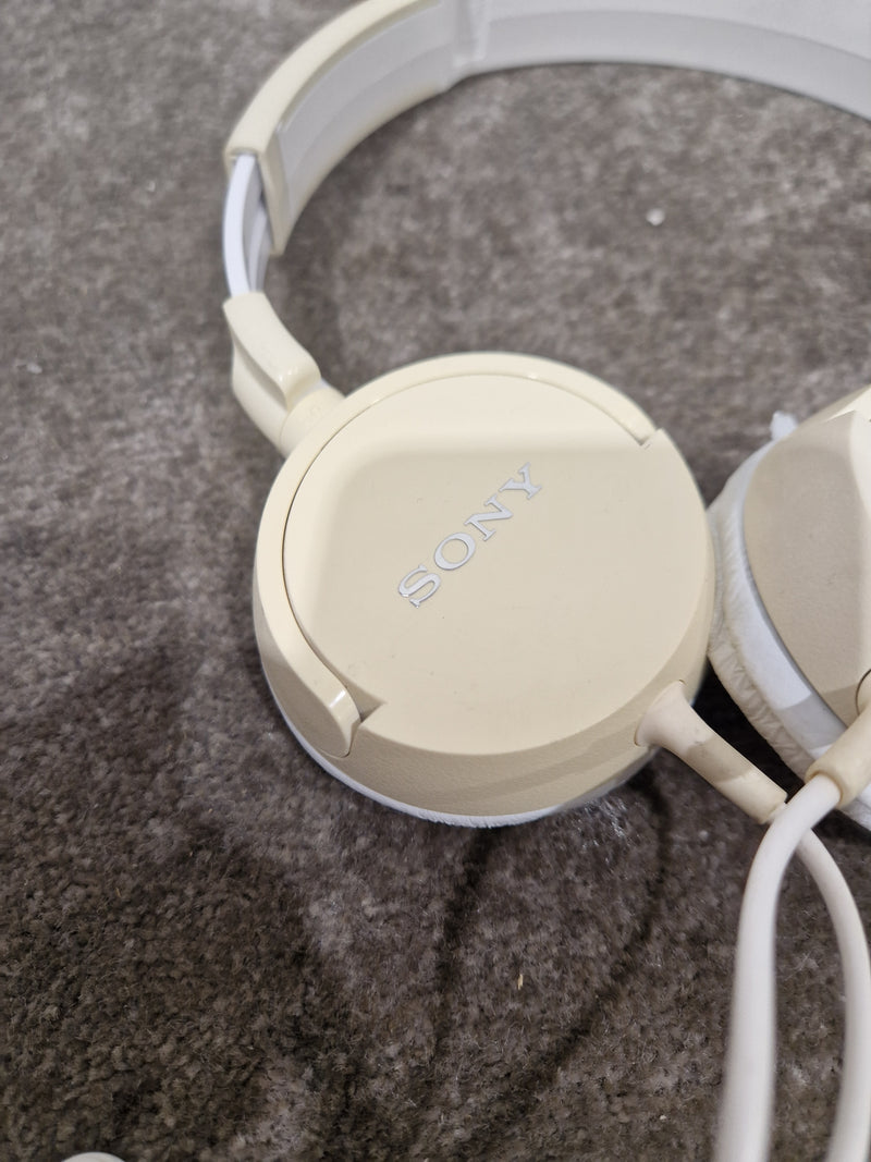 Sony MDR-ZX100 On-Ear Headphones White - Good - Image 4