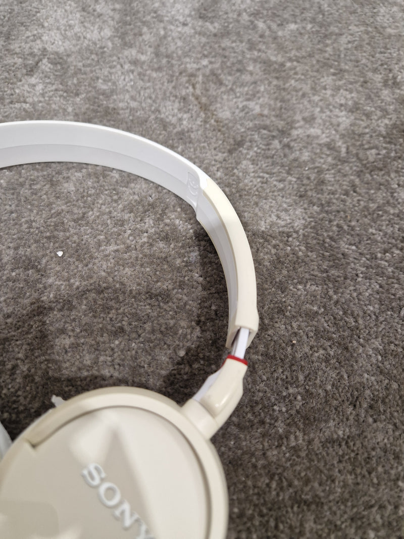 Sony MDR-ZX100 On-Ear Headphones White - Good - Image 6