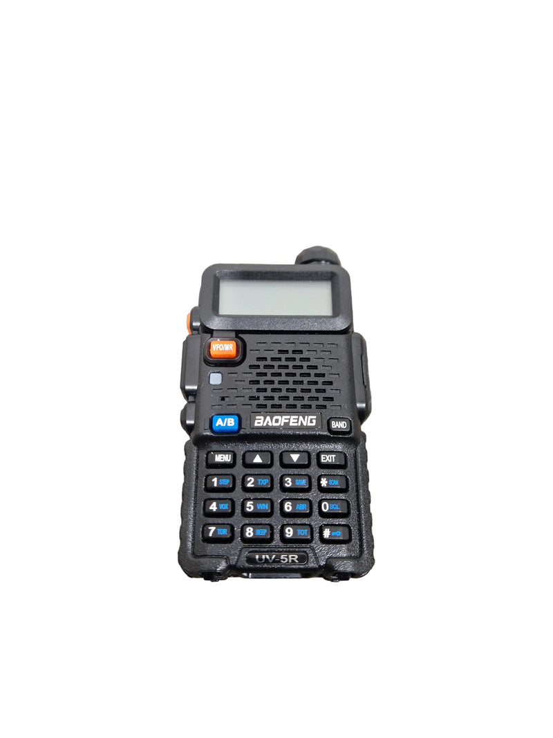 Baofeng UV-5R Black Receiver - Like New w/ Original Box & charging port, Antennae - Image 1