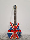 Epiphone Limited Edition Union Jack Sheraton - Semi-Hollow Electric Guitar - Union Jack Finish - Good w/ Hard Case & Certification - Photo 7