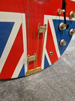 Epiphone Limited Edition Union Jack Sheraton - Semi-Hollow Electric Guitar - Union Jack Finish - Good w/ Hard Case & Certification - Image 23