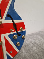 Epiphone Limited Edition Union Jack Sheraton - Semi-Hollow Electric Guitar - Union Jack Finish - Good w/ Hard Case & Certification - Image 8