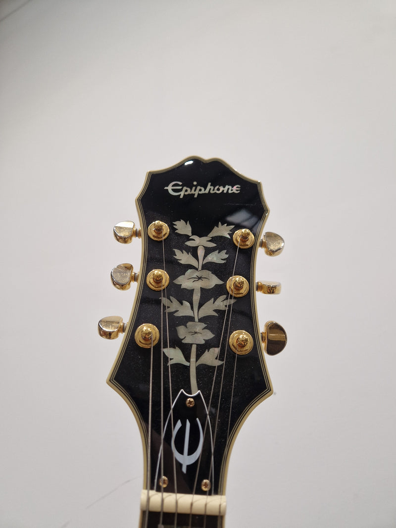 Epiphone Limited Edition Union Jack Sheraton - Semi-Hollow Electric Guitar - Union Jack Finish - Good w/ Hard Case & Certification - Image 17