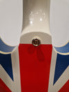 Epiphone Limited Edition Union Jack Sheraton - Semi-Hollow Electric Guitar - Union Jack Finish - Good w/ Hard Case & Certification - Photo 5