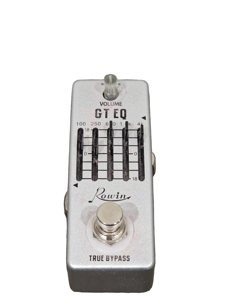 Rowin GT EQ - Guitar Effects Pedal - Silver - Good - Image 1