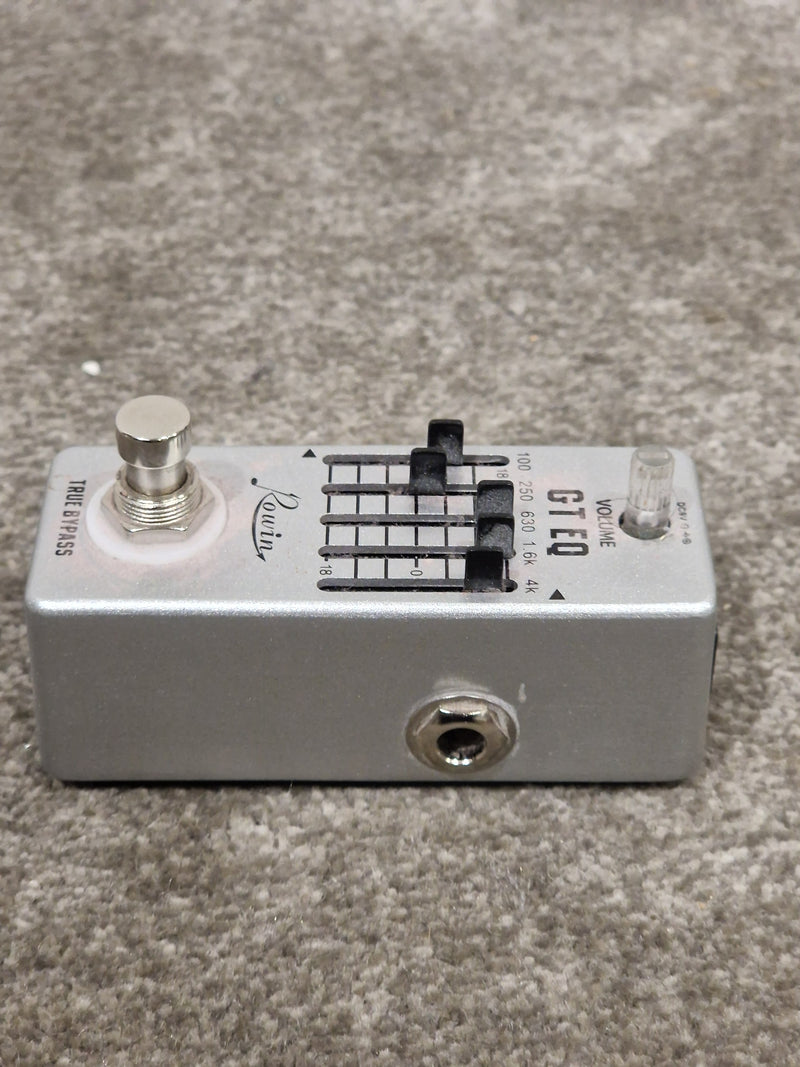 Rowin GT EQ - Guitar Effects Pedal - Silver - Good - Image 2
