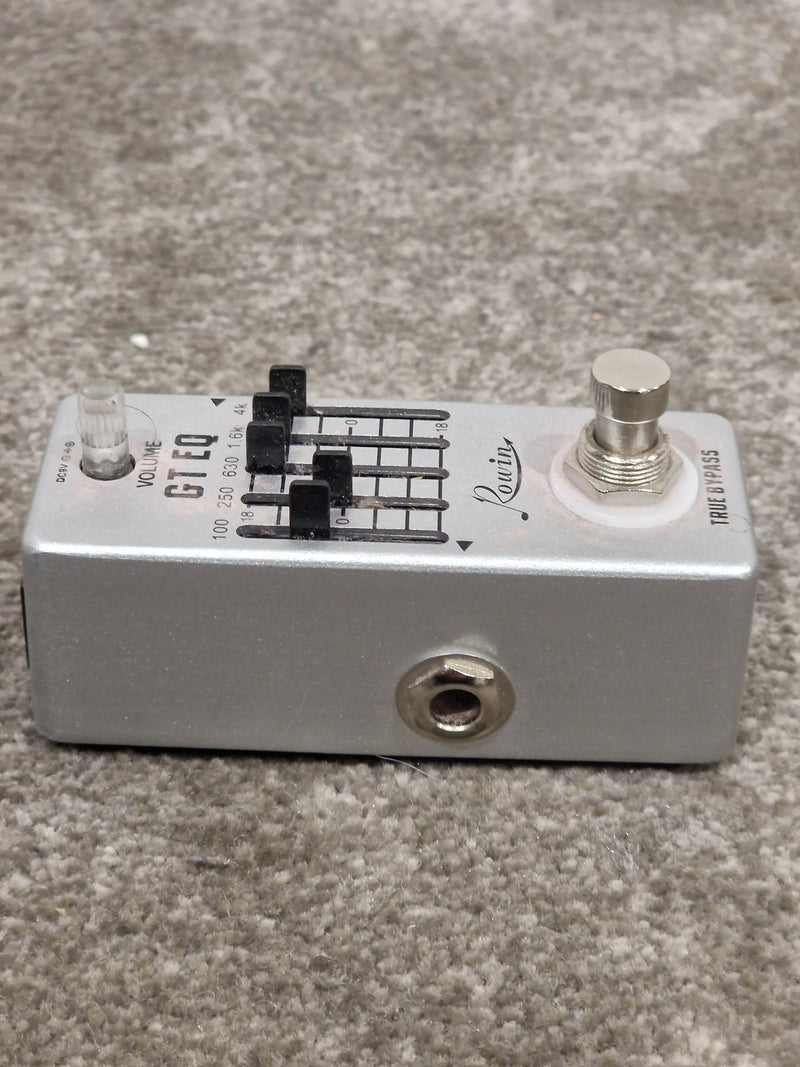 Rowin GT EQ - Guitar Effects Pedal - Silver - Good - Image 3